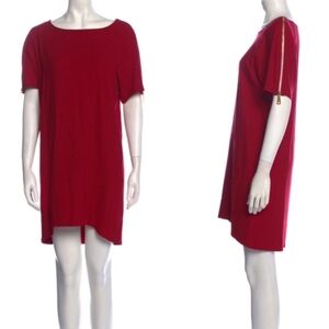 Love Moschino zip sleeves wool blend dress size 10